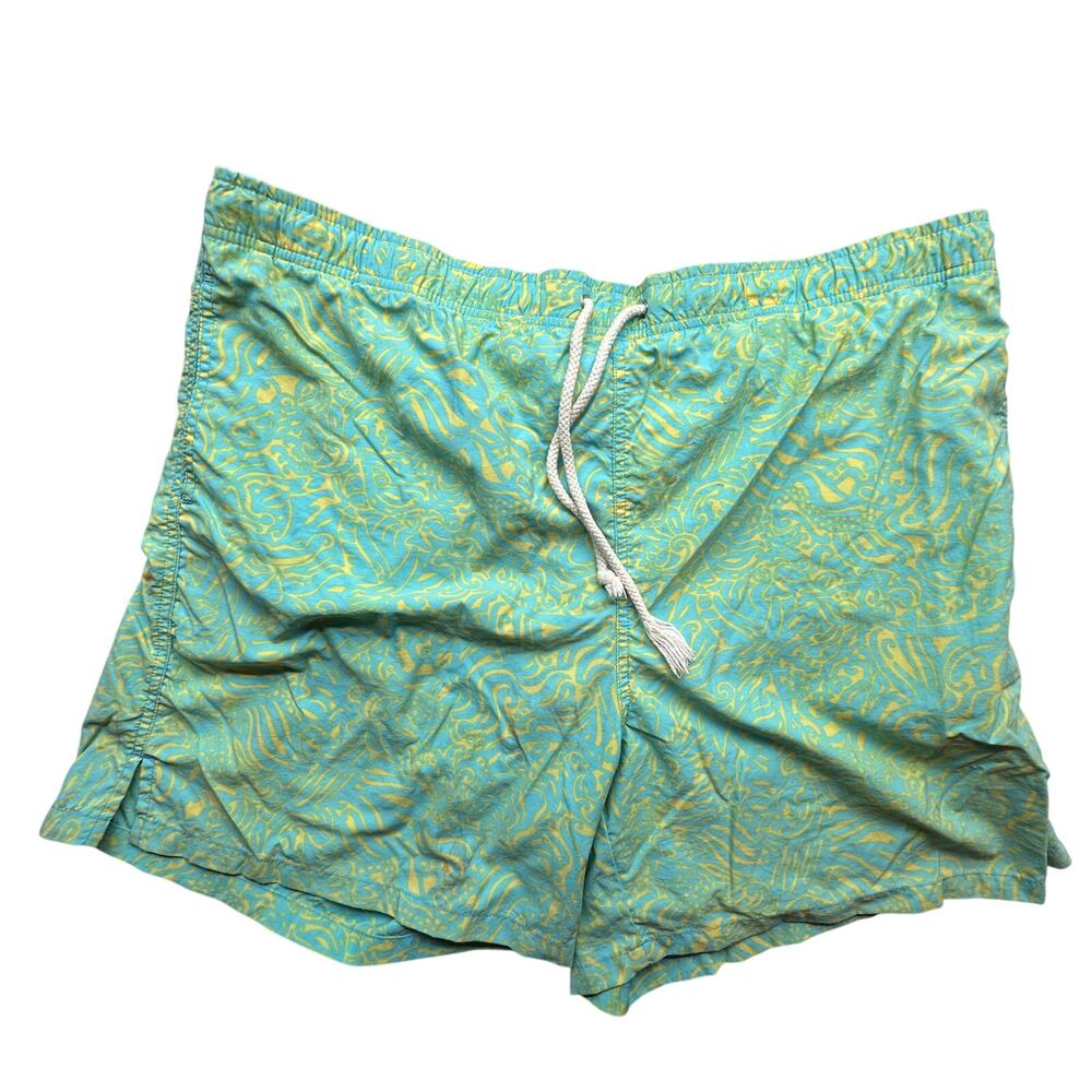 Lilly Pulitzer Via Palm Beach Men XL Swim Trunk Shorts 6in Inseam Lined Green
